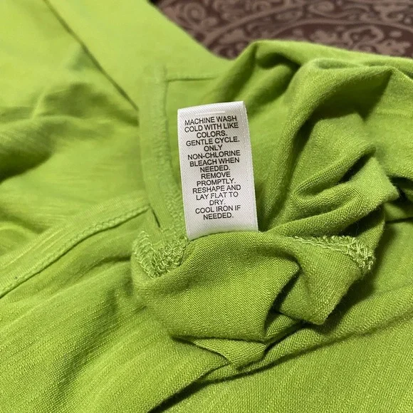 Cato Lime Cutout Sleeve V-Neck Top - Picture 6 of 7